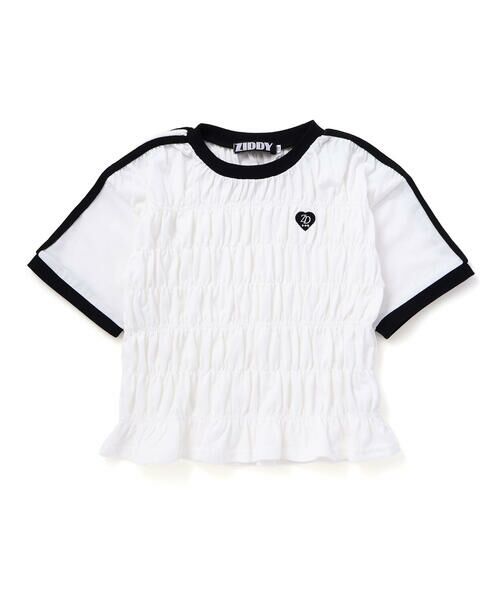 ZIDDY / ジディー Tシャツ | シャーリングトップス(130~160cm) | 詳細4