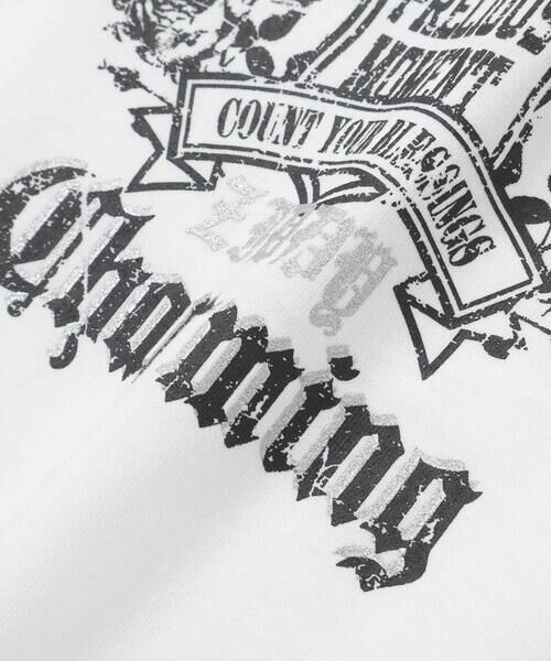 ZIDDY / ジディー その他トップス | レイヤード風 シアーチュール ラメロゴTシャツ130~160cm) | 詳細8