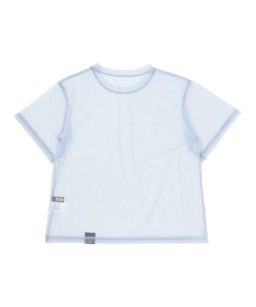 ZIDDY / ジディー その他トップス | レイヤード風 シアーチュール ラメロゴTシャツ130~160cm) | 詳細5