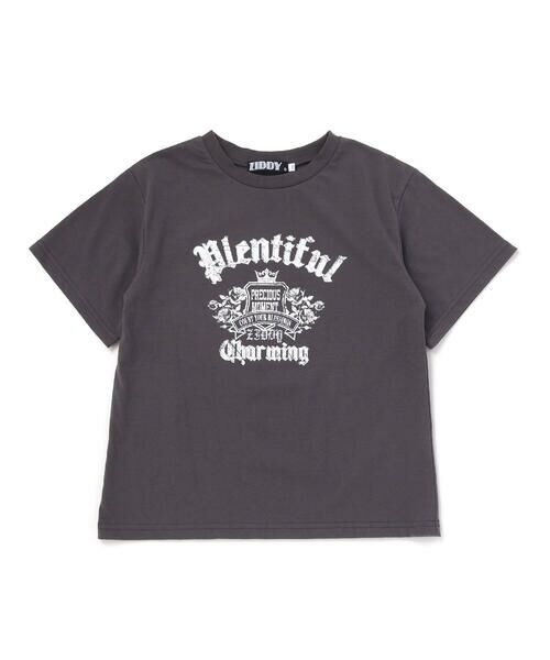 ZIDDY / ジディー その他トップス | レイヤード風 シアーチュール ラメロゴTシャツ130~160cm) | 詳細15