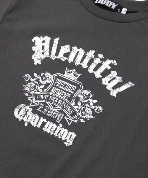 ZIDDY / ジディー その他トップス | レイヤード風 シアーチュール ラメロゴTシャツ130~160cm) | 詳細18