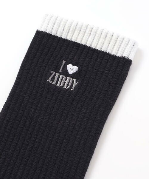ZIDDY / ジディー ソックス | 【日本製】ハートロゴ刺しゅうソックス(19~24cm) | 詳細7