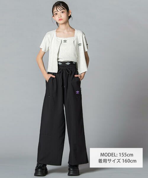 ZIDDY / ジディー その他トップス | 【UMBRO】ダブルジップトップス＆キャミソールセット(130~160cm) | 詳細1