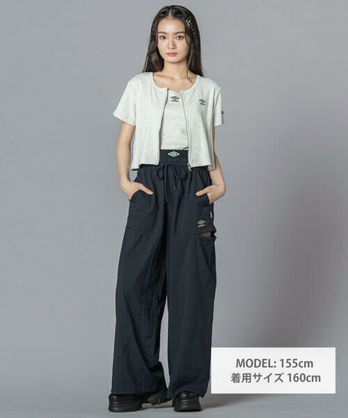 ZIDDY / ジディー その他トップス | 【UMBRO】ダブルジップトップス＆キャミソールセット(130~160cm) | 詳細2