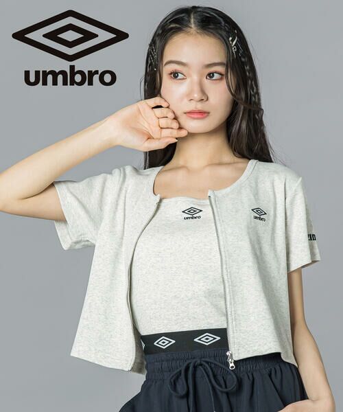 ZIDDY / ジディー その他トップス | 【UMBRO】ダブルジップトップス＆キャミソールセット(130~160cm)（オフホワイト）