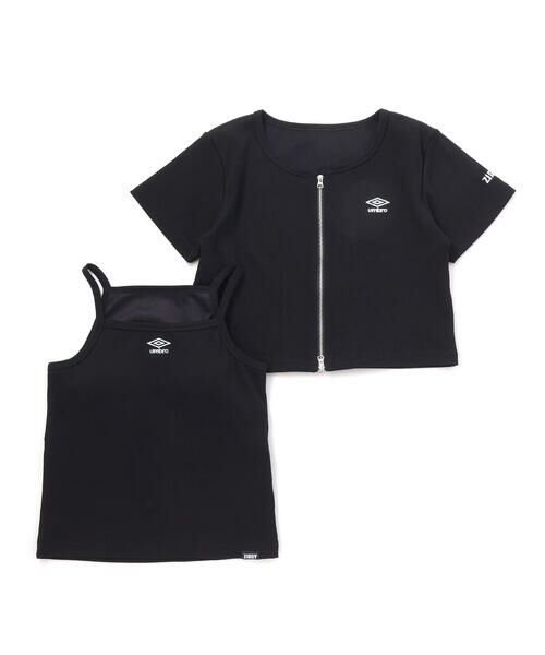 ZIDDY / ジディー その他トップス | 【UMBRO】ダブルジップトップス＆キャミソールセット(130~160cm) | 詳細22