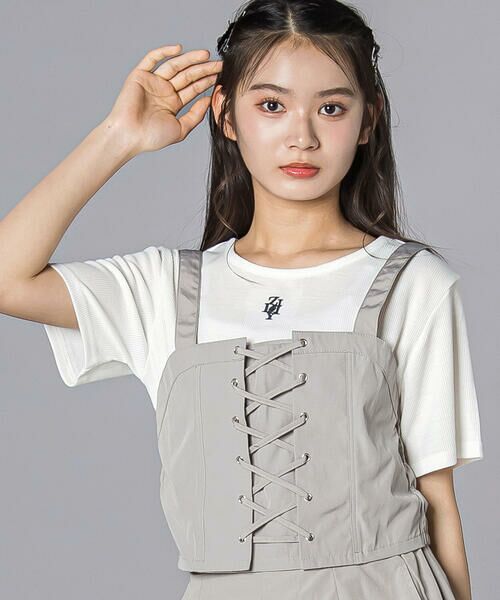 ZIDDY / ジディー その他トップス | ビスチェ＆Tシャツ＆ボトム 3点セット(130~160cm) | 詳細3