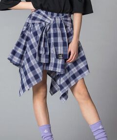 ZIDDY / ジディー その他パンツ | リボンチェック イレヘムスカパン(130~160cm)