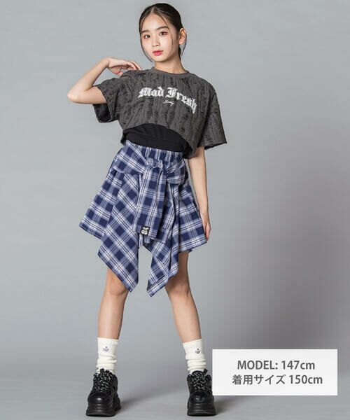 ZIDDY / ジディー その他パンツ | リボンチェック イレヘムスカパン(130~160cm) | 詳細16