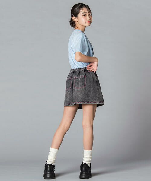 ZIDDY / ジディー デニムパンツ | チェーンツキデニムボトム(130~160cm) | 詳細2