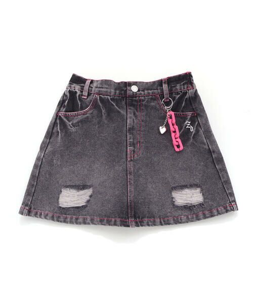 ZIDDY / ジディー デニムパンツ | チェーンツキデニムボトム(130~160cm) | 詳細4