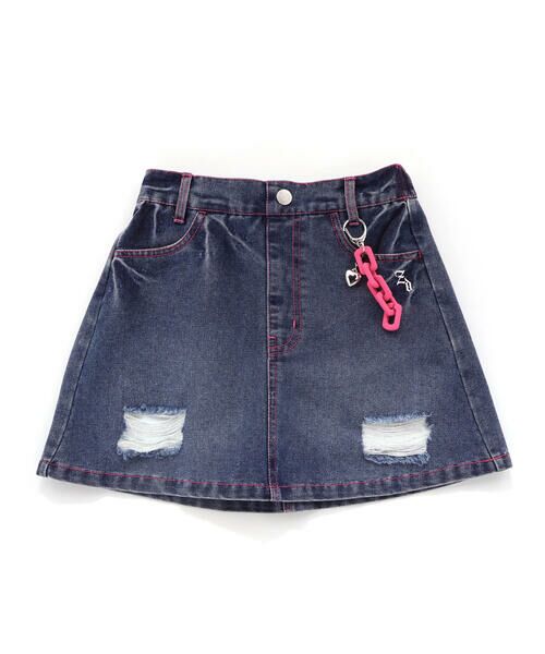 ZIDDY / ジディー デニムパンツ | チェーンツキデニムボトム(130~160cm) | 詳細9