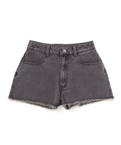 ZIDDY / ジディー デニムパンツ | 【 ニコ☆プチ 】ヒョウ柄ミックス デニム フリンジショートボトム(130~160cm) | 詳細11