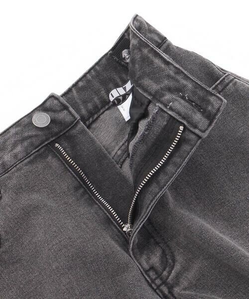 ZIDDY / ジディー デニムパンツ | 【 ニコ☆プチ 】ヒョウ柄ミックス デニム フリンジショートボトム(130~160cm) | 詳細17