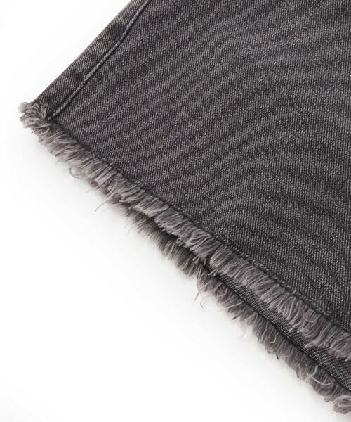 ZIDDY / ジディー デニムパンツ | 【 ニコ☆プチ 】ヒョウ柄ミックス デニム フリンジショートボトム(130~160cm) | 詳細18