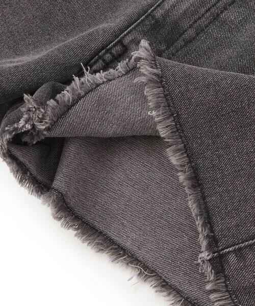 ZIDDY / ジディー デニムパンツ | 【 ニコ☆プチ 】ヒョウ柄ミックス デニム フリンジショートボトム(130~160cm) | 詳細19