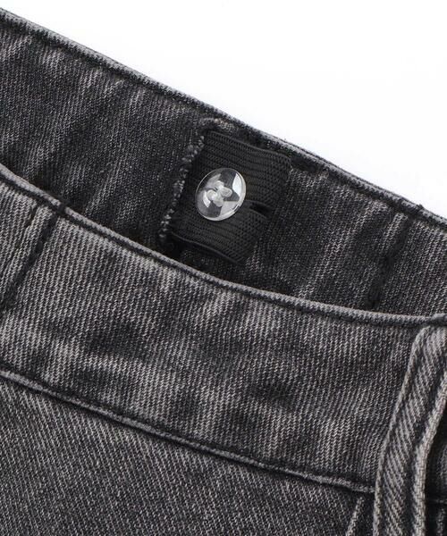 ZIDDY / ジディー デニムパンツ | 【 ニコ☆プチ 】ヒョウ柄ミックス デニム フリンジショートボトム(130~160cm) | 詳細20