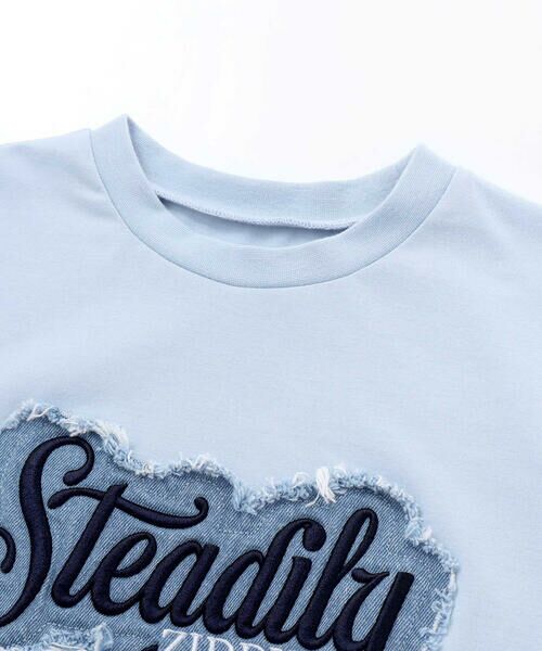 ZIDDY / ジディー Tシャツ | デニムワッペン ロゴTシャツ(130~160cm) | 詳細11