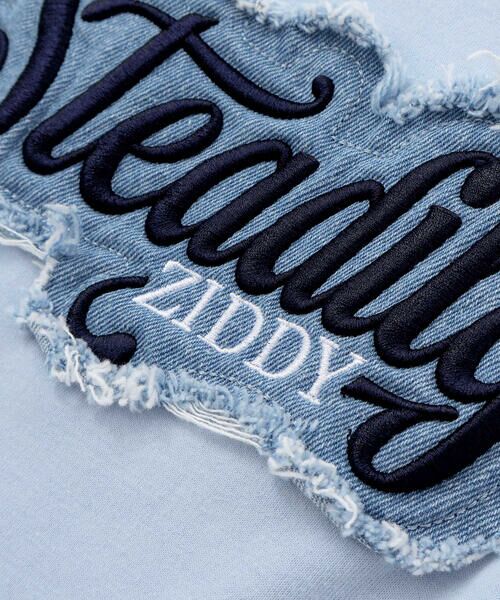 ZIDDY / ジディー Tシャツ | デニムワッペン ロゴTシャツ(130~160cm) | 詳細13