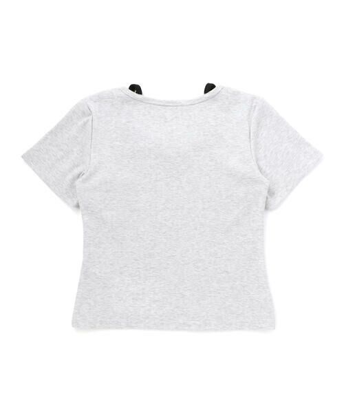 ZIDDY / ジディー Tシャツ | ハーフジップレイヤード風半袖Tシャツ(130~160cm) | 詳細6