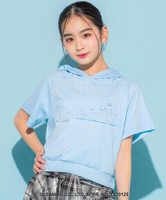 ZIDDY / ジディー Tシャツ | 【シナモロール 】ラメ刺しゅうフーディトップス(130~160cm)