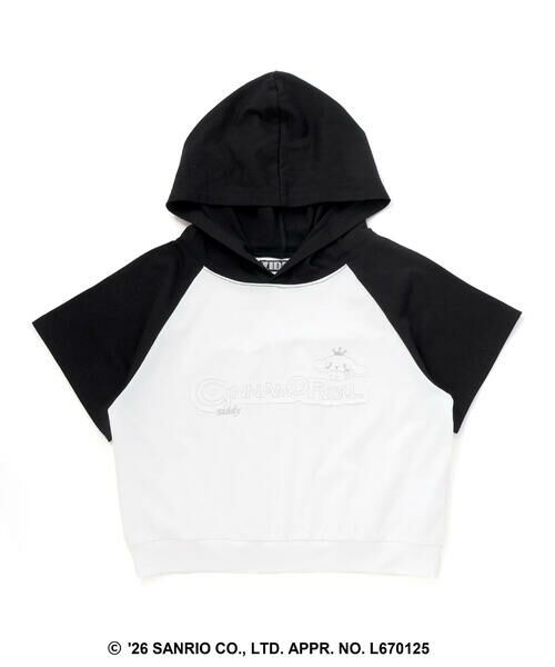 ZIDDY / ジディー Tシャツ | 【シナモロール 】ラメ刺しゅうフーディトップス(130~160cm) | 詳細4