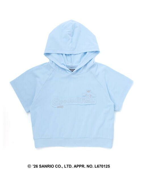 ZIDDY / ジディー Tシャツ | 【シナモロール 】ラメ刺しゅうフーディトップス(130~160cm) | 詳細16