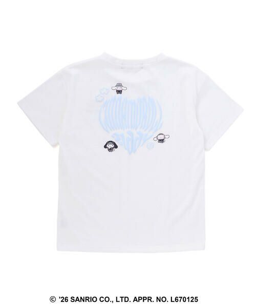 ZIDDY / ジディー Tシャツ | 【シナモロール 】バックハート半袖Tシャツ(130~160cm) | 詳細7