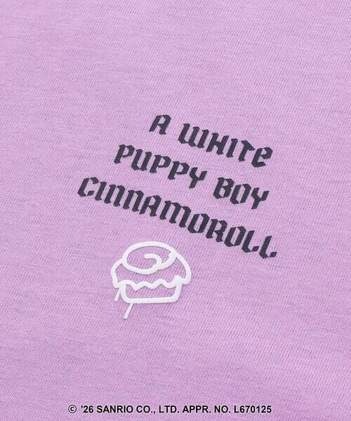 ZIDDY / ジディー Tシャツ | 【シナモロール 】バックハート半袖Tシャツ(130~160cm) | 詳細14