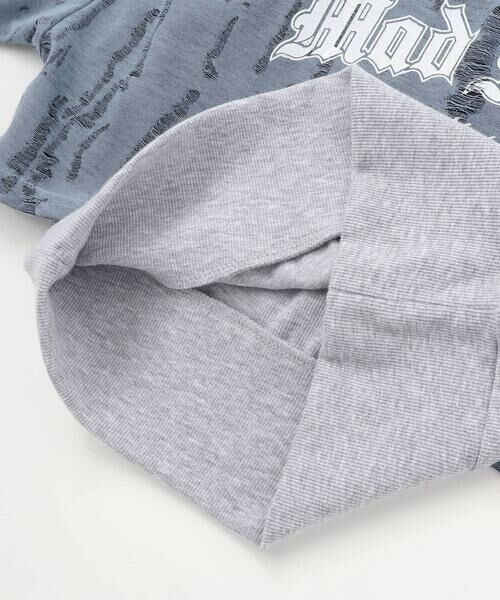 ZIDDY / ジディー Tシャツ | 【 ニコ☆プチ 】ダメージ風ドッキングトップス(130~160cm) | 詳細13