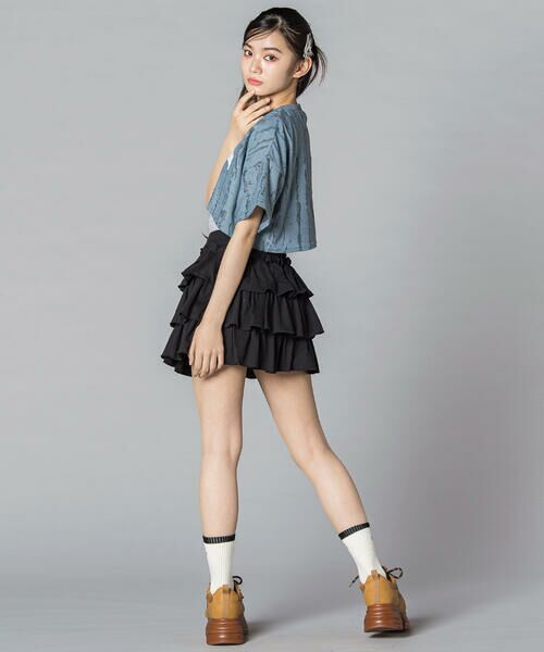 ZIDDY / ジディー Tシャツ | 【 ニコ☆プチ 】ダメージ風ドッキングトップス(130~160cm) | 詳細3