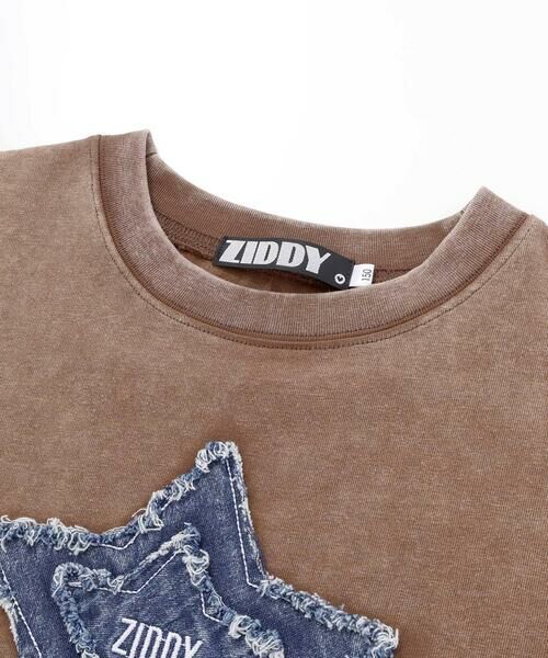 ZIDDY / ジディー Tシャツ | 【 ニコ☆プチ 】デニム星パッチ レースアップトップス(130~160cm) | 詳細10