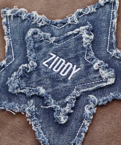 ZIDDY / ジディー Tシャツ | 【 ニコ☆プチ 】デニム星パッチ レースアップトップス(130~160cm) | 詳細12