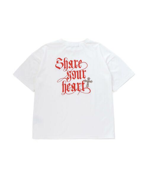 ZIDDY / ジディー Tシャツ | シェアユアハート・ロゴTシャツ(130~160cm) | 詳細6