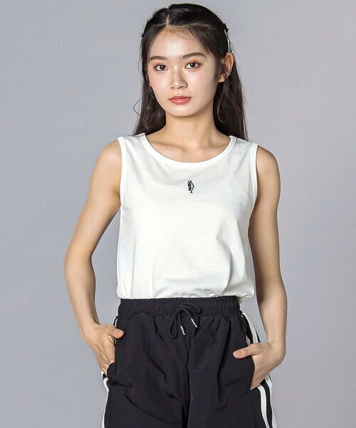 ZIDDY / ジディー その他トップス | シアー短丈チェックシャツ＆タンクトップスセット(130~160cm) | 詳細2