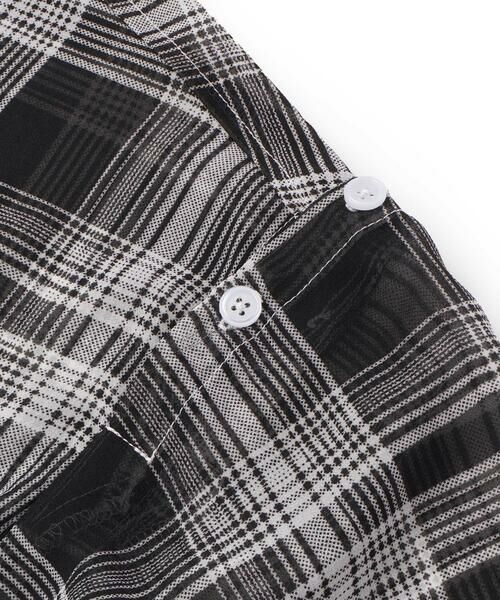 ZIDDY / ジディー その他トップス | シアー短丈チェックシャツ＆タンクトップスセット(130~160cm) | 詳細13