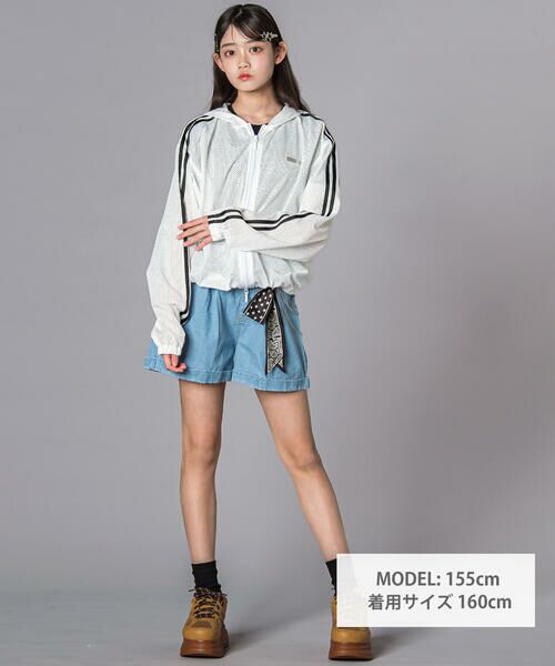 ZIDDY / ジディー ノーカラージャケット | ダブルジップメッシュジャケット(130~160cm) | 詳細1