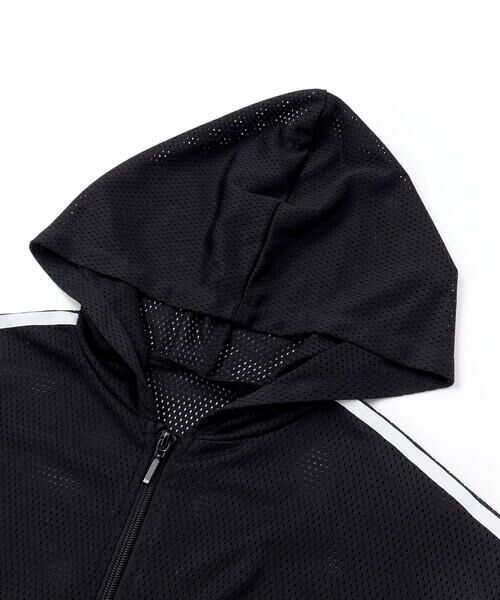ZIDDY / ジディー ノーカラージャケット | ダブルジップメッシュジャケット(130~160cm) | 詳細12