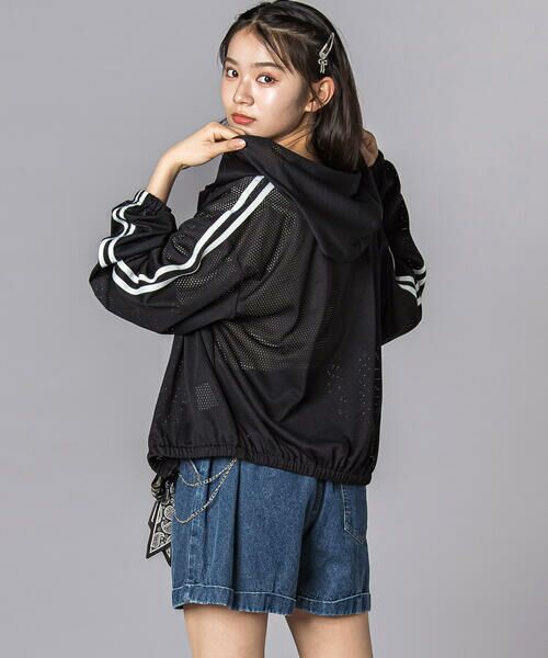 ZIDDY / ジディー ノーカラージャケット | ダブルジップメッシュジャケット(130~160cm) | 詳細7