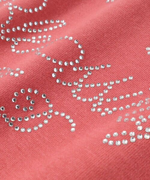 ZIDDY / ジディー Tシャツ | 【接触冷感】ラインストーン肩あきTシャツ(130~160cm) | 詳細10