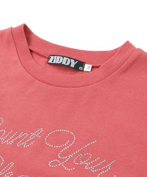 ZIDDY / ジディー Tシャツ | 【接触冷感】ラインストーン肩あきTシャツ(130~160cm) | 詳細6