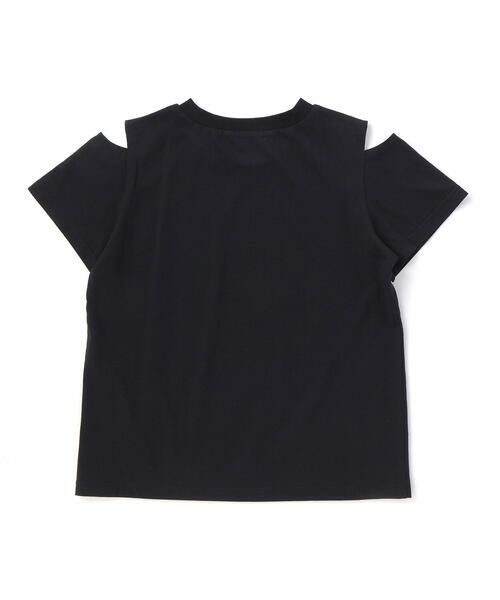 ZIDDY / ジディー Tシャツ | 【接触冷感】ラインストーン肩あきTシャツ(130~160cm) | 詳細17