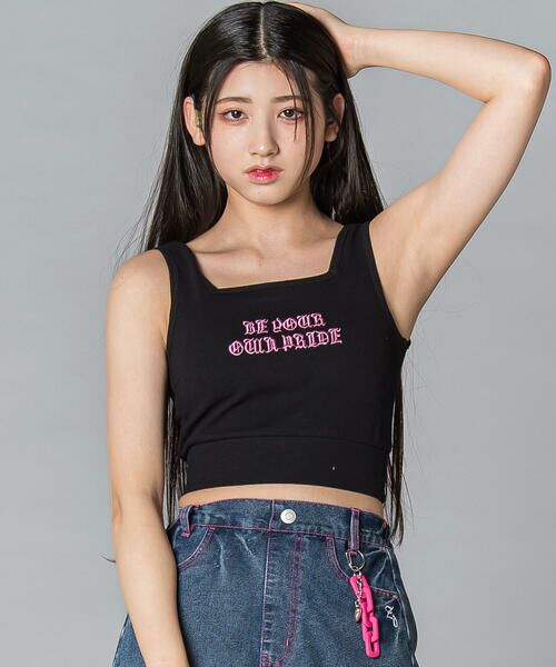 ZIDDY / ジディー その他インナー・ルームウェア | 【 ニコ☆プチ 】スクエア ブラトップ(130~160cm) | 詳細6