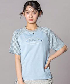ZIDDY / ジディー Tシャツ | 【接触冷感】ラグラン ボーダーTシャツ(130~160cm)