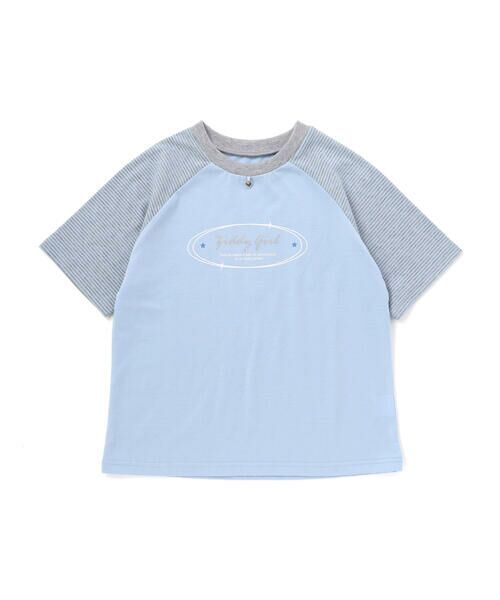 ZIDDY / ジディー Tシャツ | 【接触冷感】ラグラン ボーダーTシャツ(130~160cm) | 詳細13
