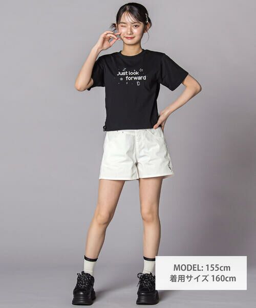 ZIDDY / ジディー Tシャツ | ドロストラインストーンTシャツ(130~160cm) | 詳細1