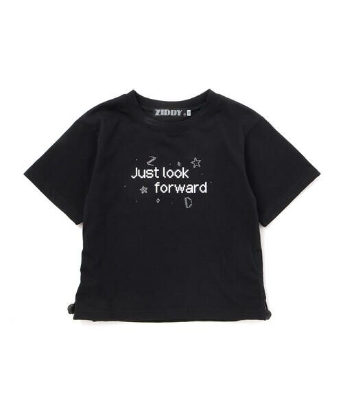 ZIDDY / ジディー Tシャツ | ドロストラインストーンTシャツ(130~160cm) | 詳細4