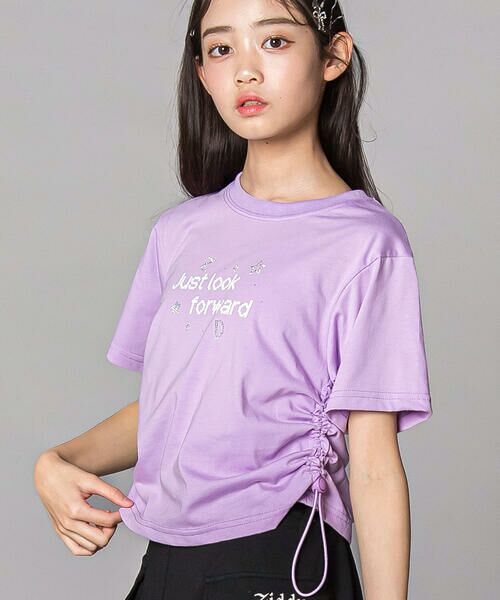 ZIDDY / ジディー Tシャツ | ドロストラインストーンTシャツ(130~160cm) | 詳細10