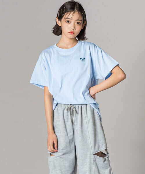 ZIDDY / ジディー Tシャツ | バックグラフィックバタフライTシャツ(130~160cm) | 詳細4