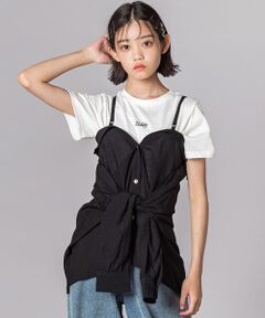 ZIDDY / ジディー その他トップス | マルチウェイ長袖シアーシャツ＆半袖ロゴTセット(130~160cm)